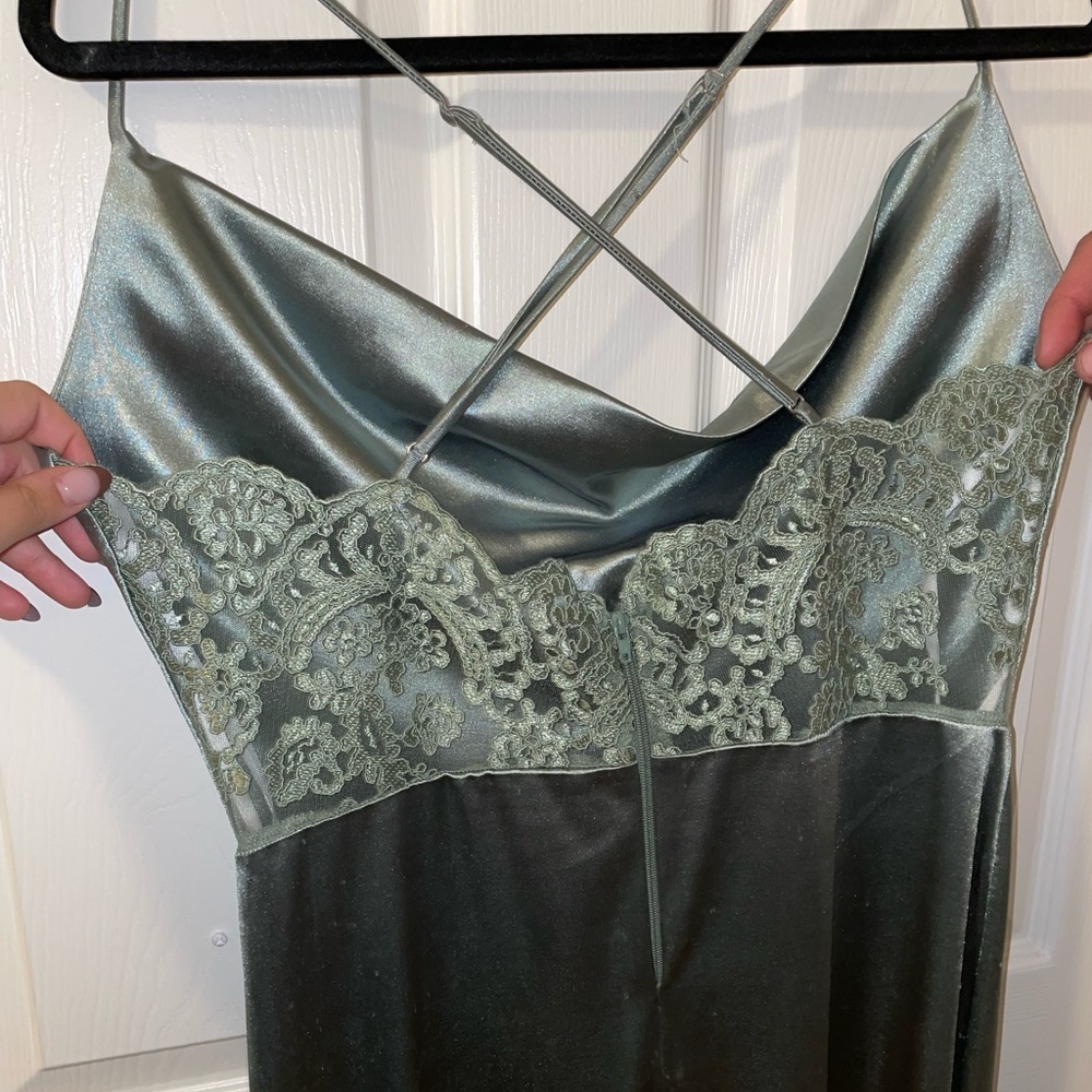 Sage Green Evening Dress